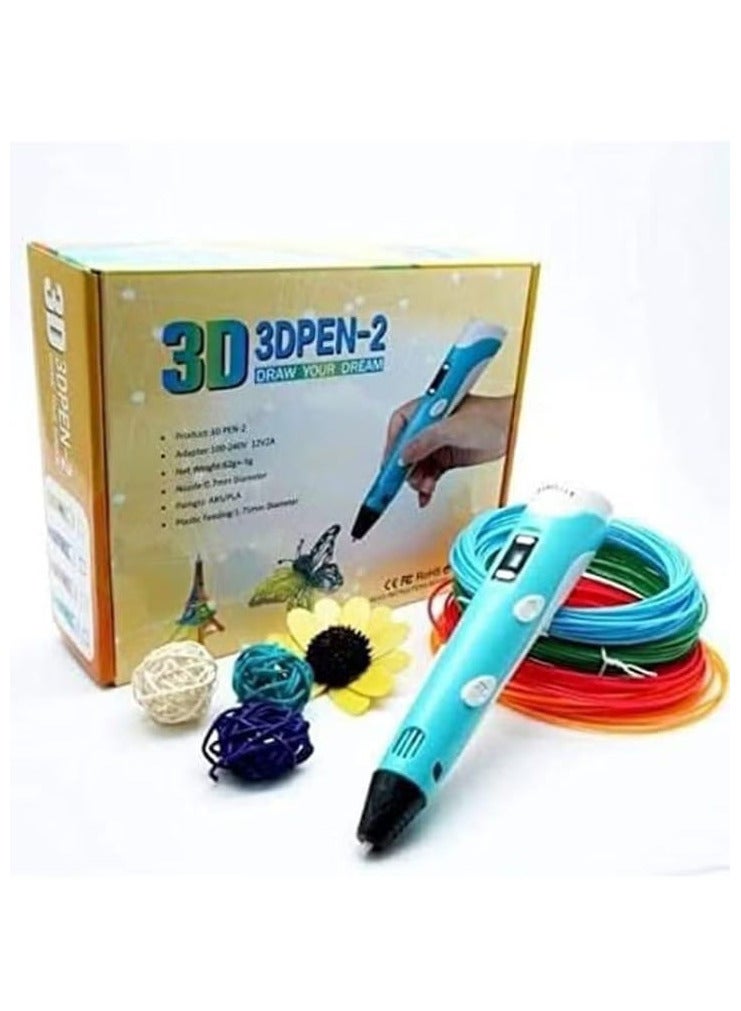A simple design 3D pen to transform creative imagination drawings into a sleek appearance. - Image 1
